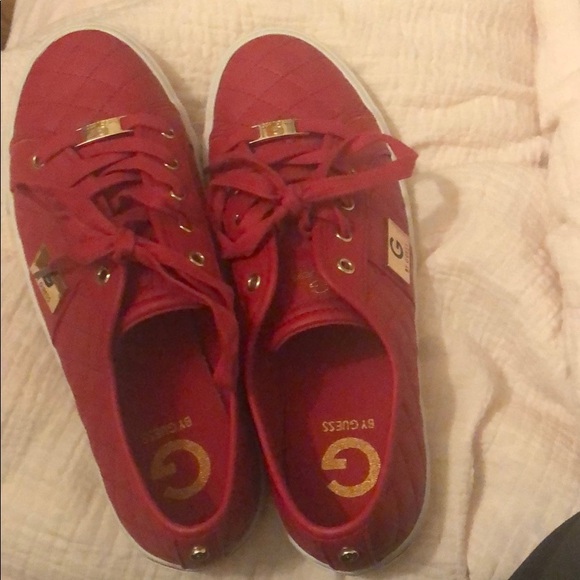 Guess Shoes - Guess Sneakers Red